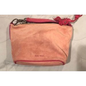 Miu Miu Suede mini hobo